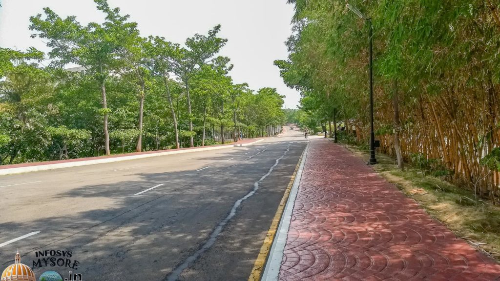 Infosys mysore campus footpath